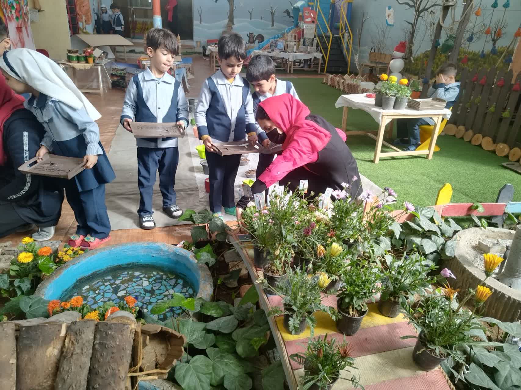 فعالیت های آموزشی پیش دبستانی مستقل گلهای هستی نجف آباد اصفهان